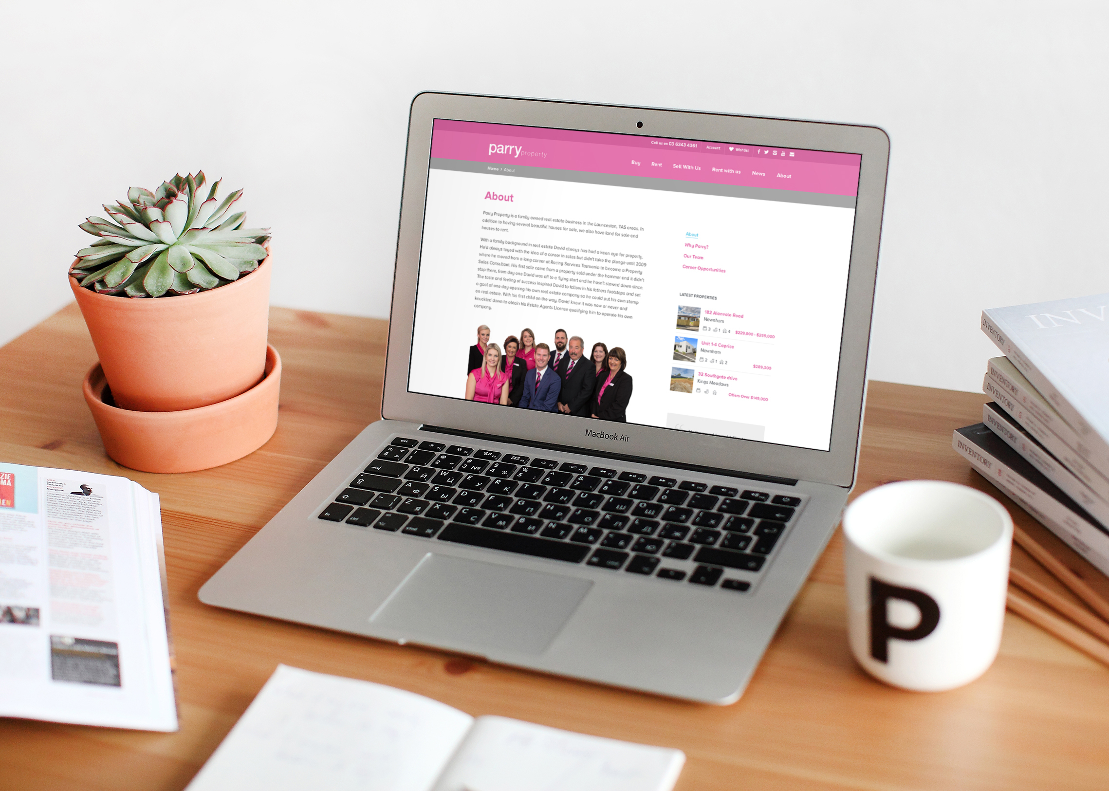 Parry Property Website About Page